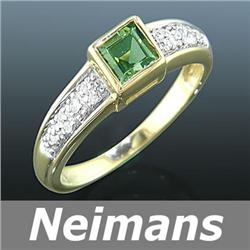Vintage 5.50 ct Pink Kunzite Tourmaline & Diamond Ring