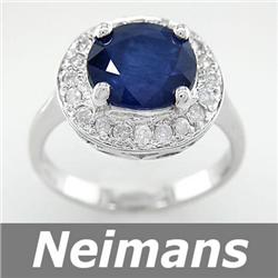 Vintage 2.00 ct Apatite & Diamond Ring 14kt Gold RARE