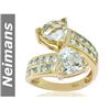 Image 1 : Neimans 1.00 ct Emerald & Diamond Dangle Earrings 14kt