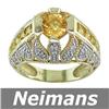 Image 1 : Antique 1.75 ct Natural Mined Ruby & Diamond Ring 14kt