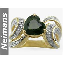 Neimans .50 ct Amethyst Pendant 14k Gold USGL CERTIFIED