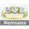 Image 1 : Neimans .50 ct Tourmaline & Diamond Ring 14kt CERTIFIED