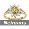 Image 1 : Vintage .50 ct Citrine Ring 14kt Gold - USGL CERTIFIED