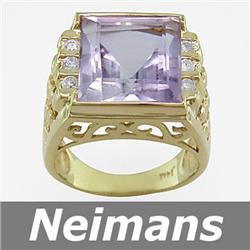 Neimans Certified 45.00 ct Aquamarine Necklace 14k Gold