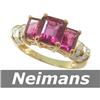 Image 1 : Neimans .25 ct Gem Ruby Pendant 14k Gold USGL Certified