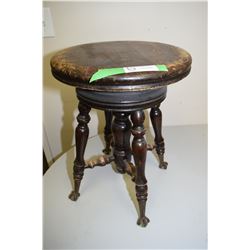 Clawfoot Piano Stool