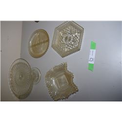 Pressed Glass Lot