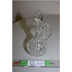 Crystal Vinegar Cruet