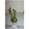 Image 1 : Satin Green Vinegar Cruet