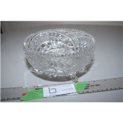 Footed Crystal Bowl