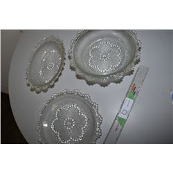 Matching Bowl and Tray Set