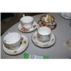 Image 1 : Royal Albert Royal Vale 4 cups and saucers