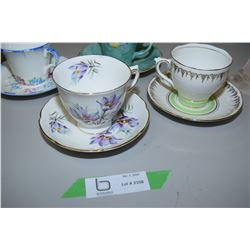 Royal Albert British lot 4 cups and saucers