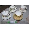 Image 1 : Royal Albert British lot 4 cups and saucers