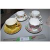 Image 1 : Royal Albert British lot 4 cups and saucers