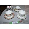 Image 1 : Royal Albert British lot 4 cups and saucers