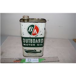 B-A Oil Tin