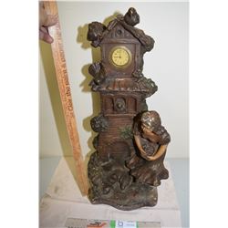 Antique German 1930's La Colombiere Statue Clock