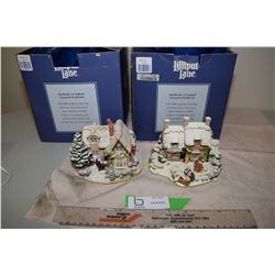 Lilliput Lane Christmas Display x2