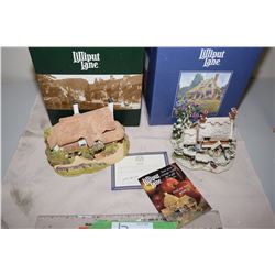 Lilliput Lane Christmas Display x3