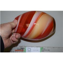 Art Glass Swirl Vase