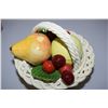 Image 2 : Di Bassano Italian Hand Painted Fruit Basket