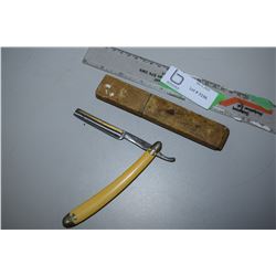 Straight Razor French Ivory Handle