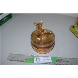 Iridescent Doggy Trinket Dish