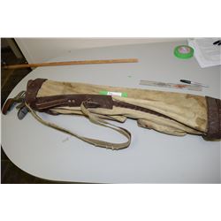 Antique Golf Set Wooden Shaft