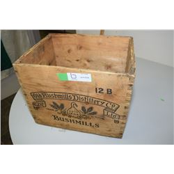 Bushmill Whiskey Box Finger Joints