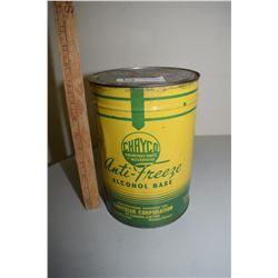 Rare Chryco Canada Antifreeze Tin