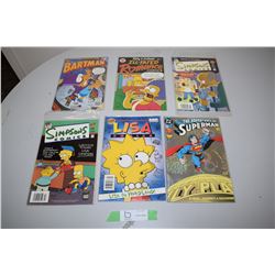 Simpsons and Superman Comics