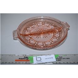 Pink Depression Dish