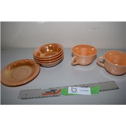 Fire King Gold Luster - 7 Pieces
