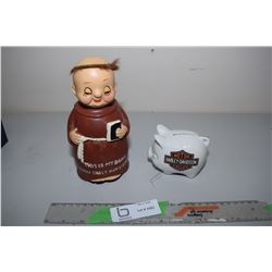 Monk and Harley Davidson Banks