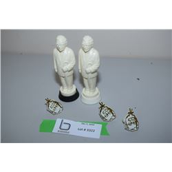 KFC Salt and Pepper Shakers and Rings