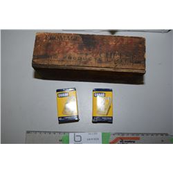 Brass Locks and Cheese Box Lot