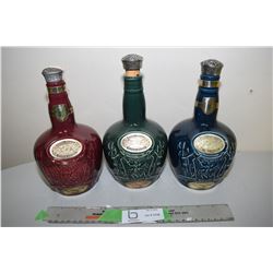 Royal Salute Pottery Liquor Bottles (Spode)