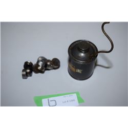 Coleman Fuel Tin and Magnets