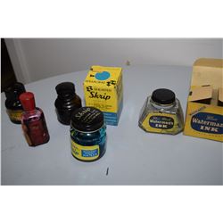 Ink Bottle Lot (1 Leaked)