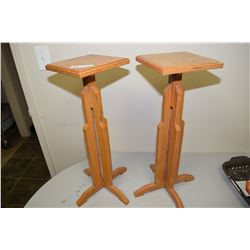 Oak Plant Stands