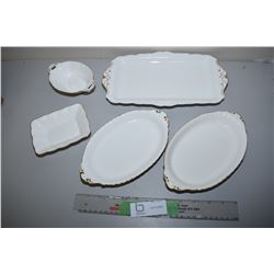 5 Piece Royal Albert Val D'or Set