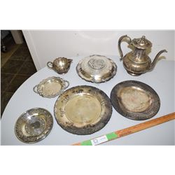 Antique Silver Plate Lot