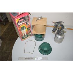 New Coleman 325 Camping Lantern and Paint Sprayer