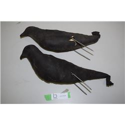 2 Crow Decoys