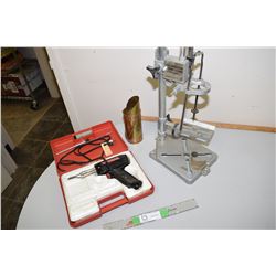 Press Drill Stand and Soldering Iron