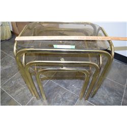 Stacking Brass Tables