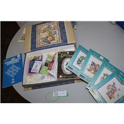 Box of Embroidery Threads and Manuals