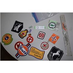 Advertising Cloth Patches Lot