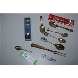 Souvenir and Royalty Spoons etc.